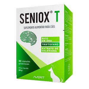 Seniox T Suplemento Alimentar para Cães - 30 cápsulas Seniox T Suplemento Alimentar para Cães - 30 cápsulas