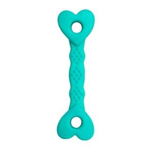 Brinquedo Halteres Coração LCM Verde Brinquedo Halteres Coração LCM Verde