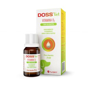 Suplemento Vitamínico para Cães e Gatos Doss Vet - 5ml Suplemento Vitamínico para Cães e Gatos Doss Vet - 5ml