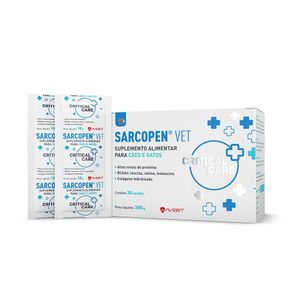 Suplemento Alimentar Sarcopen Vet Cães e Gatos Avert - 30 sachês Suplemento Alimentar Sarcopen Vet Cães e Gatos Avert - 30 sachês