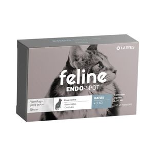 Vermífugo Feline Endospot acima de 5kg Labyes - pipeta de 1,2 ml Vermífugo Feline Endospot acima de 5kg Labyes - pipeta de 1,2 ml