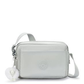 Bolsa Kipling Abanu M - Prata