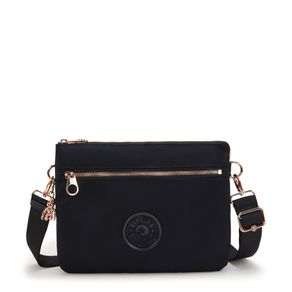 Bolsa Kipling Riri L Zip - Preto