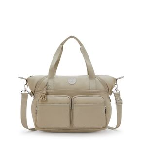 Bolsa Kipling New Art Duo Pocket - Bege