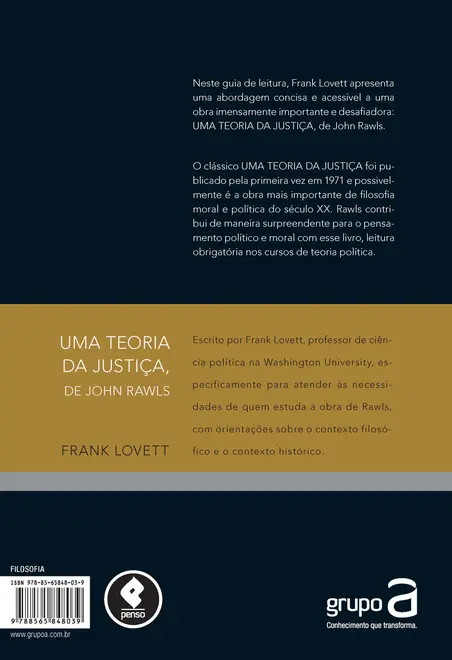 Uma Teoria da Justiça, de John Rawls Uma Teoria da Justiça, de John Rawls