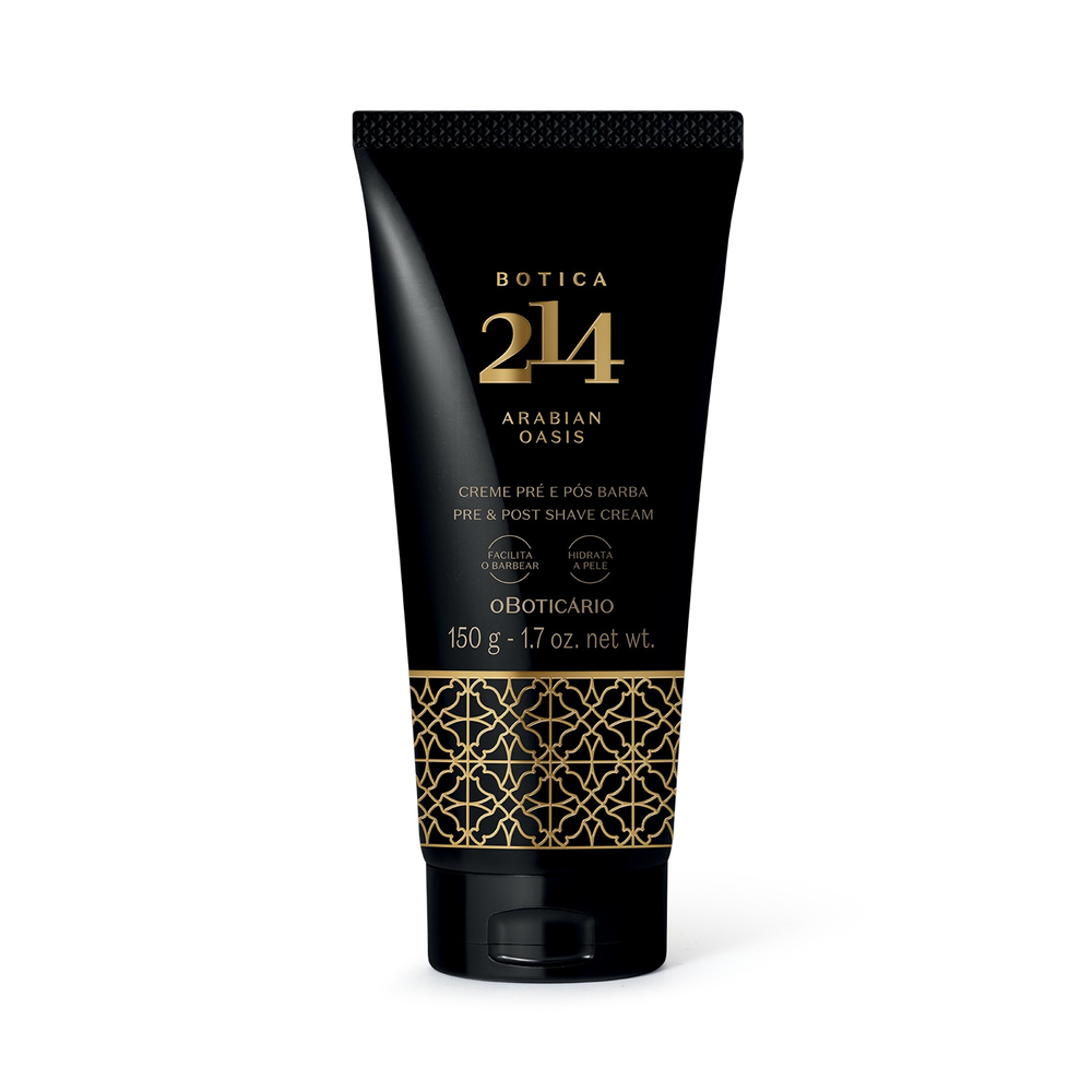 Creme Pré E Pós Barba Botica 214 Arabian Oasis 150g Creme Pré E Pós Barba Botica 214 Arabian Oasis 150g