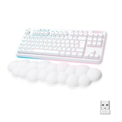 Teclado Mecânico Gamer Sem Fio Logitech G715 LIGHTSPEED Switch GX Brown Tactile, RGB, Layout ABNT, Apoio em Formato de Nuvem - 920-010702 Teclado Mecânico Gamer Sem Fio Logitech G715 LIGHTSPEED Switch GX Brown Tactile, RGB, Layout ABNT, Apoio em Formato de Nuvem - 920-010702
