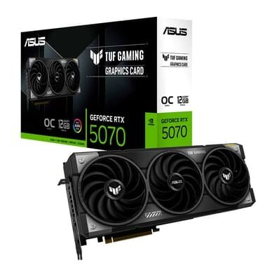 Placa de Vídeo ASUS TUF RTX 5070 O12G GAMING NVIDIA Geforce, 12GB, GDDR7, Blackwell, DLSS4, Edição OC - 90YV0LZ0-M0NA00 Placa de Vídeo ASUS TUF RTX 5070 O12G GAMING NVIDIA Geforce, 12GB, GDDR7, Blackwell, DLSS4, Edição OC - 90YV0LZ0-M0NA00