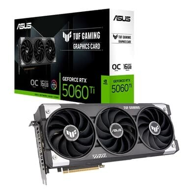 Placa de Vídeo ASUS TUF RTX 5060 TI O16G GAMING NVIDIA GeForce, 16GB GDDR7, 128 bits, DLSS 4, Ray Tracing - 90YV0MG0-M0NA00 Placa de Vídeo ASUS TUF RTX 5060 TI O16G GAMING NVIDIA GeForce, 16GB GDDR7, 128 bits, DLSS 4, Ray Tracing - 90YV0MG0-M0NA00