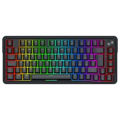 Teclado Magnético Gamer Redragon UCAL, RGB, Switch Magnético, Layout 75%, Hot-Swap, ABNT2, USB Tipo-C, Preto - K673RGB-M Teclado Magnético Gamer Redragon UCAL, RGB, Switch Magnético, Layout 75%, Hot-Swap, ABNT2, USB Tipo-C, Preto - K673RGB-M