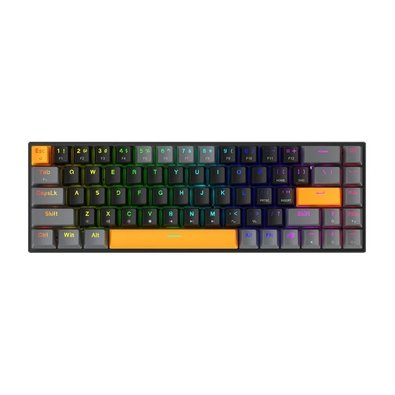Teclado Gamer Mecânico Machenike K500-B68, RGB, Hot-Swap, Switch Red, ABNT2, Preto - JJ02GB00K Teclado Gamer Mecânico Machenike K500-B68, RGB, Hot-Swap, Switch Red, ABNT2, Preto - JJ02GB00K