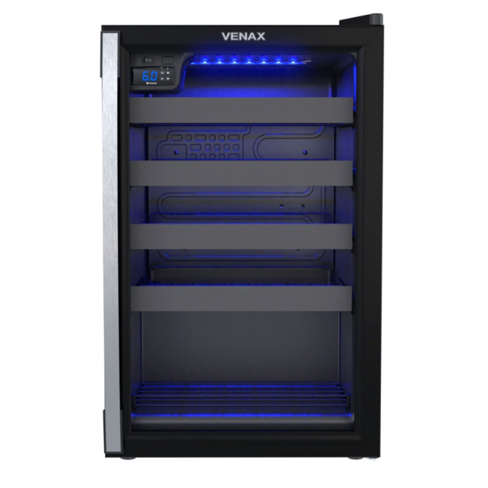 Adega Venax Piubella 24 Garrafas Preto - 220V