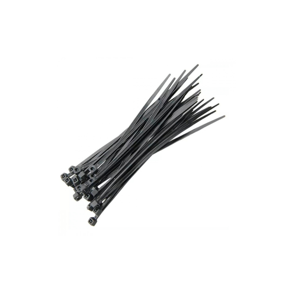 Abraçadeira Nylon Frontec 151 x 3,7mm com 100 Peças Preta Abraçadeira Nylon Frontec 151 x 3,7mm com 100 Peças Preta