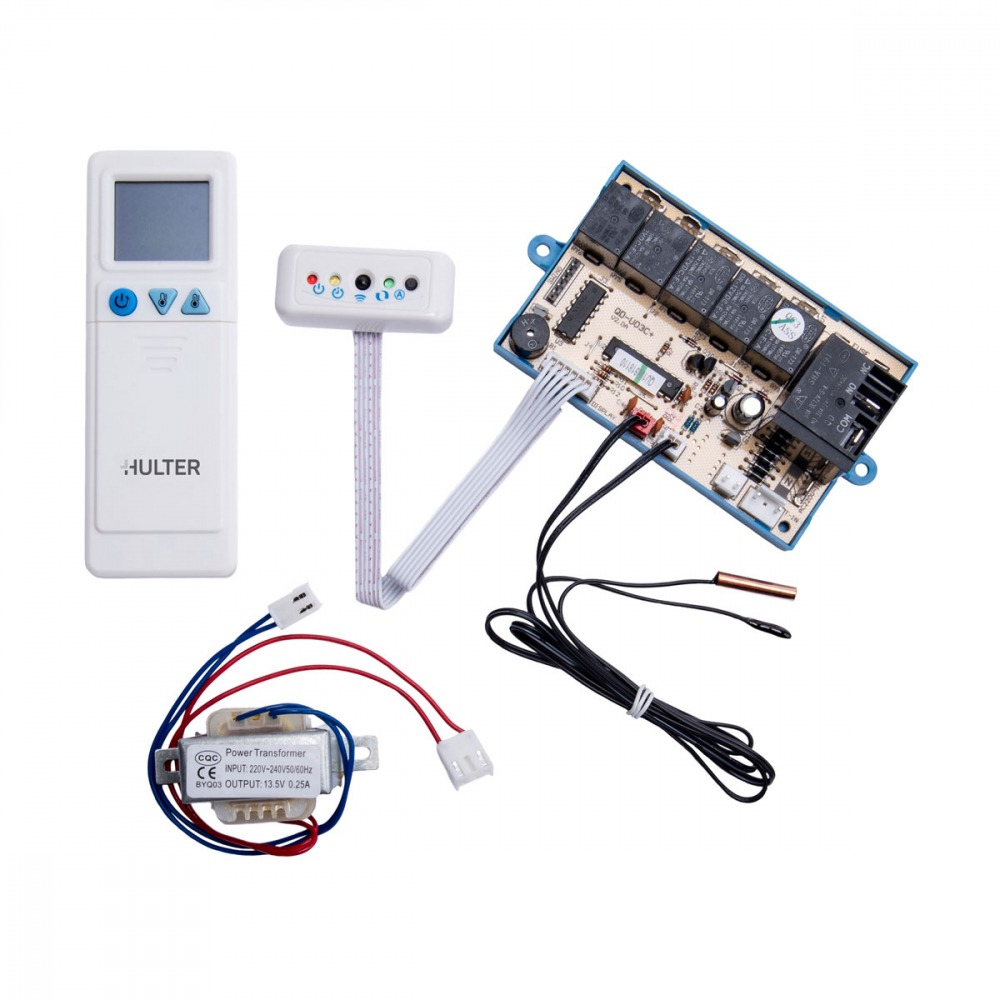Placa Universal para Ar Condicionado com Controle Hulter de 7000 a 60000 BTUs HT1U03CA - Bivolt