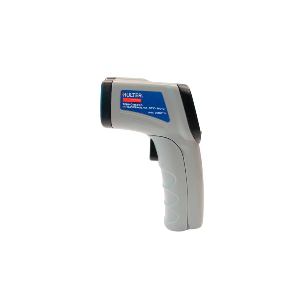 Termômetro Digital Infravermelho com Mira Laser -32 a + 390ºC Hulter HT5390F Termômetro Digital Infravermelho com Mira Laser -32 a + 390ºC Hulter HT5390F