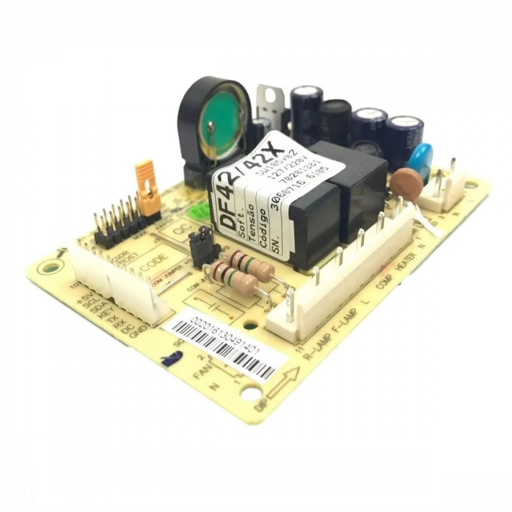 Placa Eletrônica de Potência Geladeira Electrolux 70201381 - Bivolt Placa Eletrônica de Potência Geladeira Electrolux 70201381 - Bivolt
