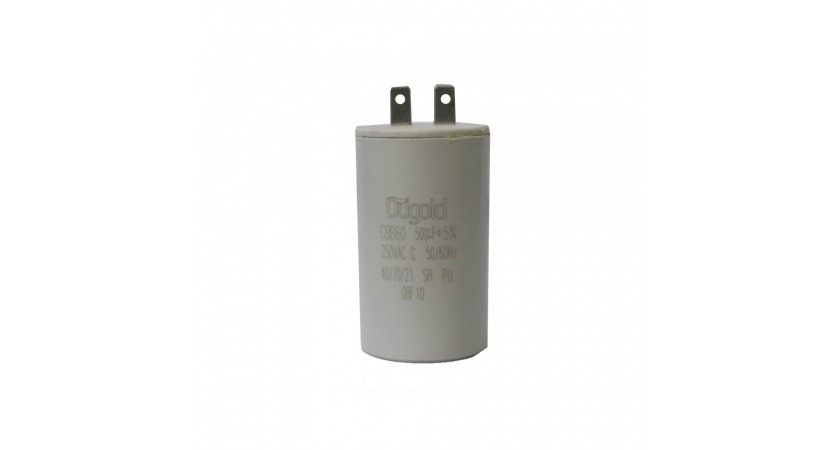 Capacitor 50MFD De Plástico Dugold - 250V Capacitor 50MFD De Plástico Dugold - 250V