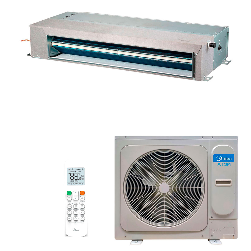 Ar Condicionado Split Duto Inverter 36000 BTUs Midea Atom Quente/Frio 42ATBQA40510KM - 220V Ar Condicionado Split Duto Inverter 36000 BTUs Midea Atom Quente/Frio 42ATBQA40510KM - 220V