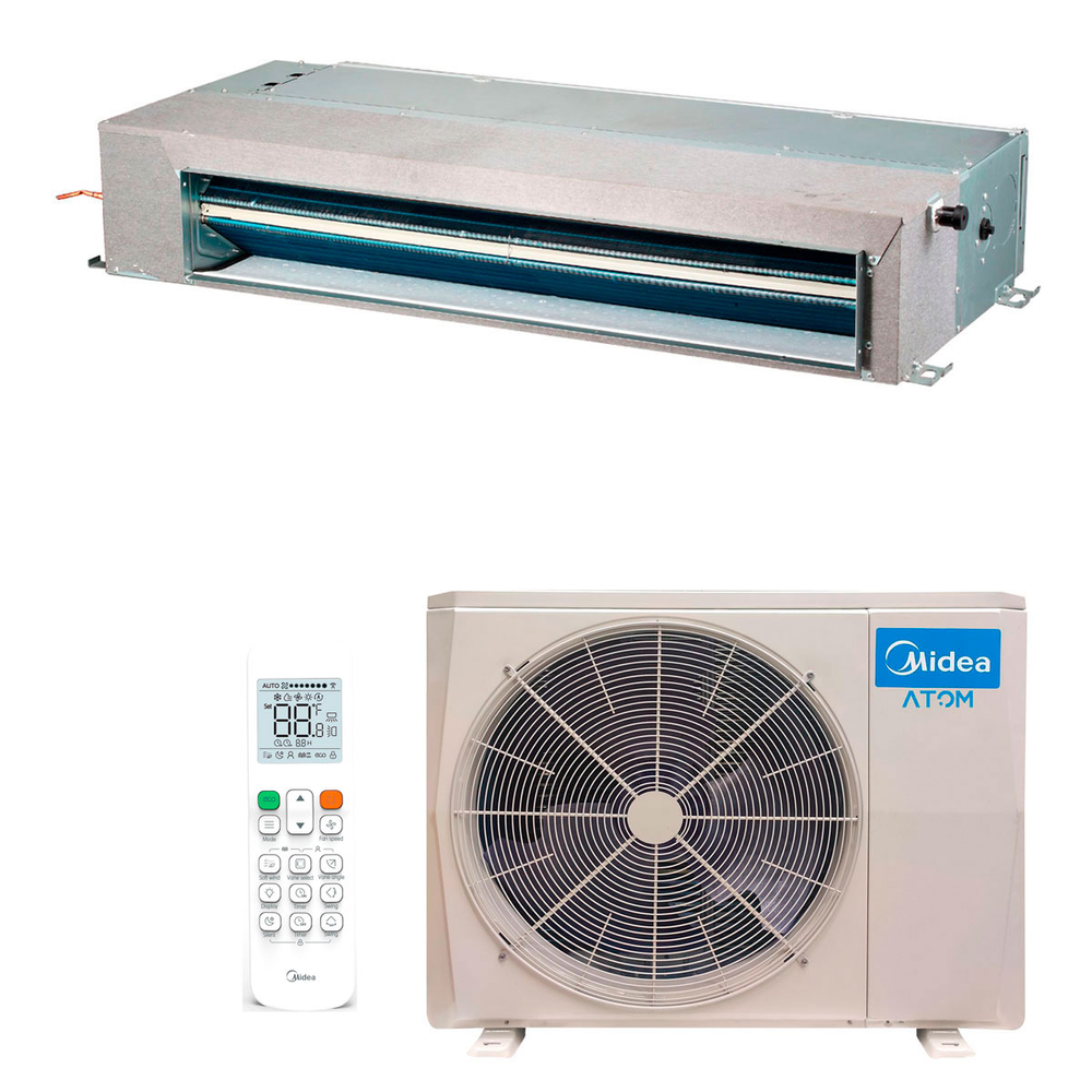 Ar Condicionado Split Duto Inverter 28000 BTUs Midea Atom Quente/Frio 42ATBQA28510KM - 220V