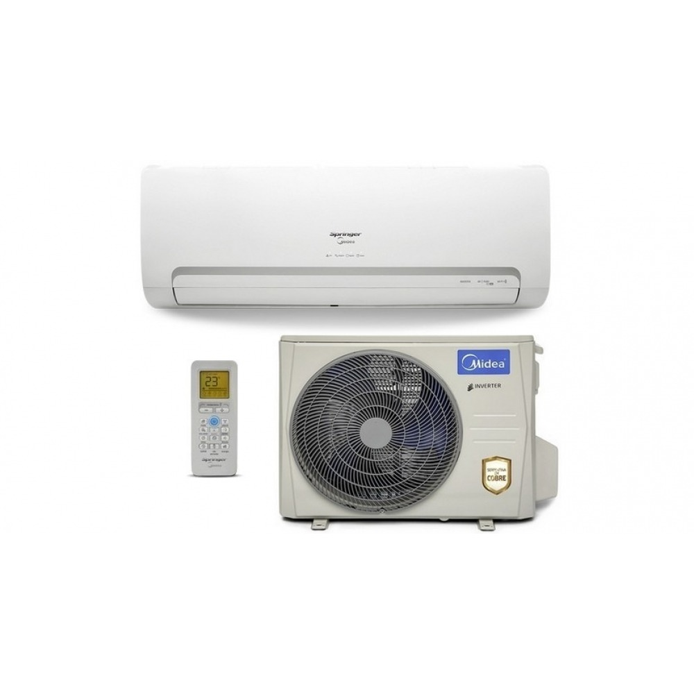 Ar Condicionado Split Inverter 9000 BTUs Springer Midea Quente/Frio 42MBQA09M5 - 220V Ar Condicionado Split Inverter 9000 BTUs Springer Midea Quente/Frio 42MBQA09M5 - 220V