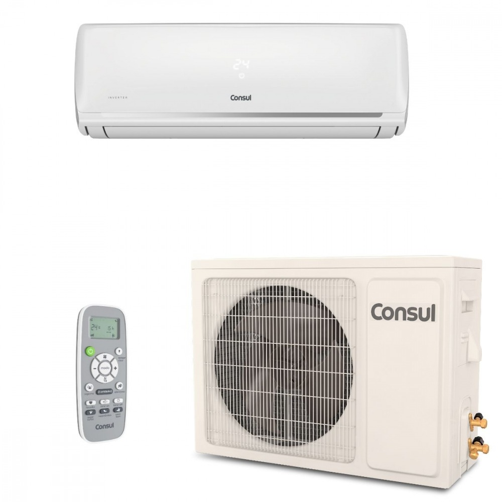 Ar Condicionado Split Inverter 9000 BTUs Consul Quente/Frio CBJ09EBBNA - 220V Ar Condicionado Split Inverter 9000 BTUs Consul Quente/Frio CBJ09EBBNA - 220V