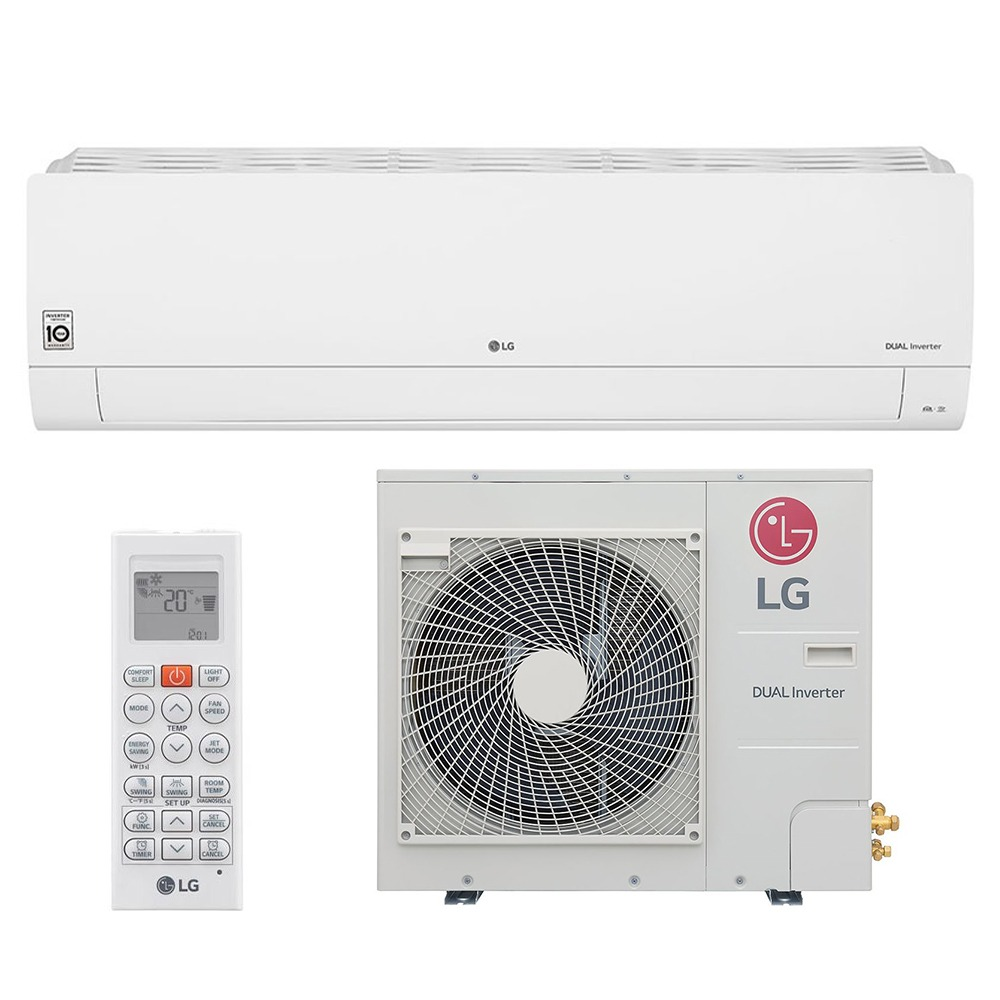 Ar Condicionado Split 32000 BTUs LG Dual Inverter Voice Quente/Frio S4NW36R43FA - 220V Ar Condicionado Split 32000 BTUs LG Dual Inverter Voice Quente/Frio S4NW36R43FA - 220V