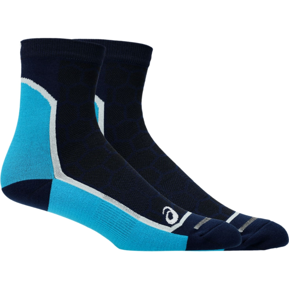 Meia ASICS Road Quarter - Unissex - Azul Meia ASICS Road Quarter - Unissex - Azul