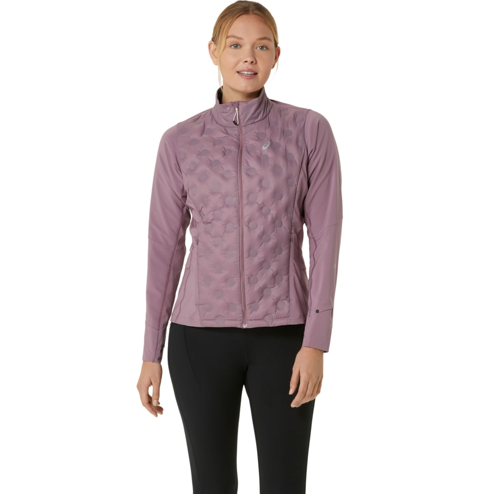 Jaqueta ASICS Road Winter - Feminino - Roxo Jaqueta ASICS Road Winter - Feminino - Roxo