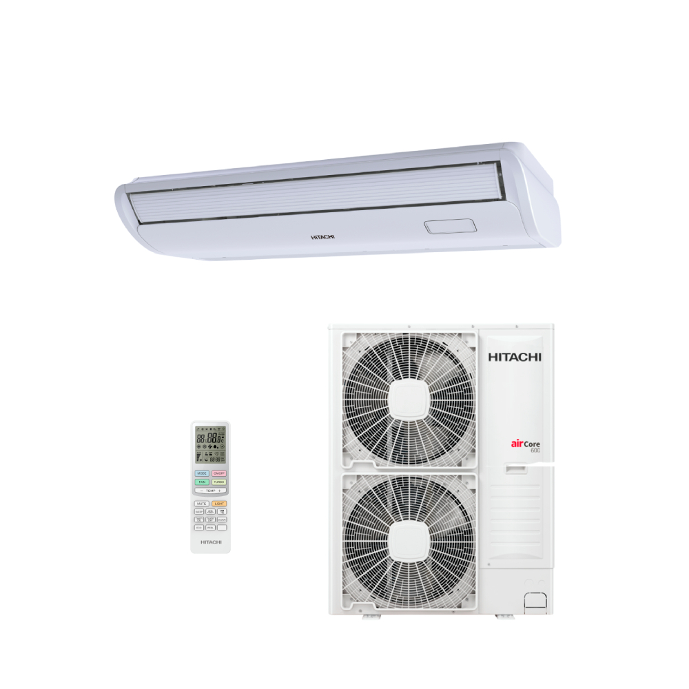 Ar Condicionado Split Piso Teto Inverter 46000 BTUs Hitachi Air Core 600 Quente/Frio SPC48B3IV - 220V Ar Condicionado Split Piso Teto Inverter 46000 BTUs Hitachi Air Core 600 Quente/Frio SPC48B3IV - 220V