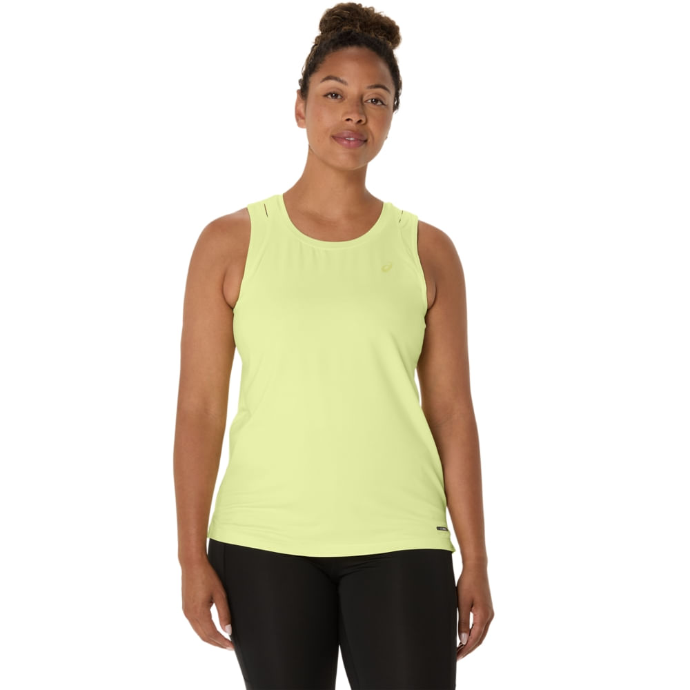Regata ASICS Actibreeze Jacquard - Feminino - Amarelo Regata ASICS Actibreeze Jacquard - Feminino - Amarelo