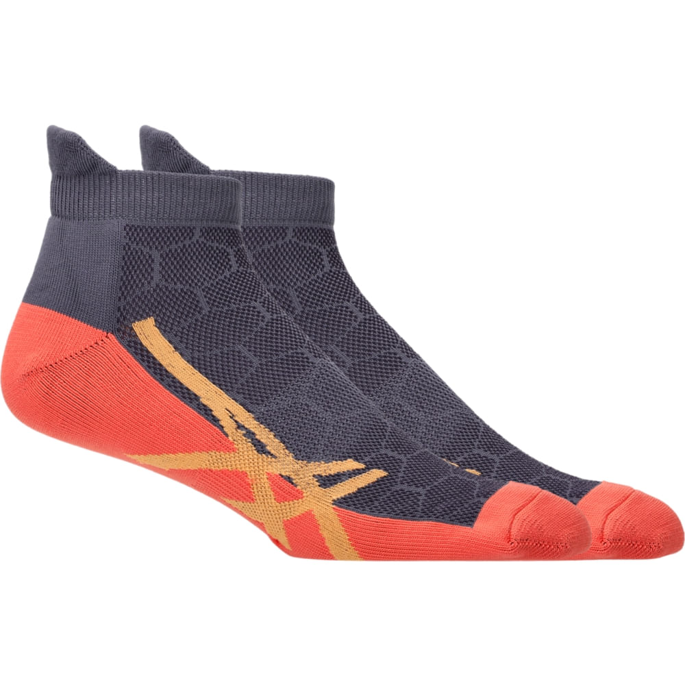 Meia ASICS Cushion Single Tab - Unissex - Roxo/Rosa Meia ASICS Cushion Single Tab - Unissex - Roxo/Rosa