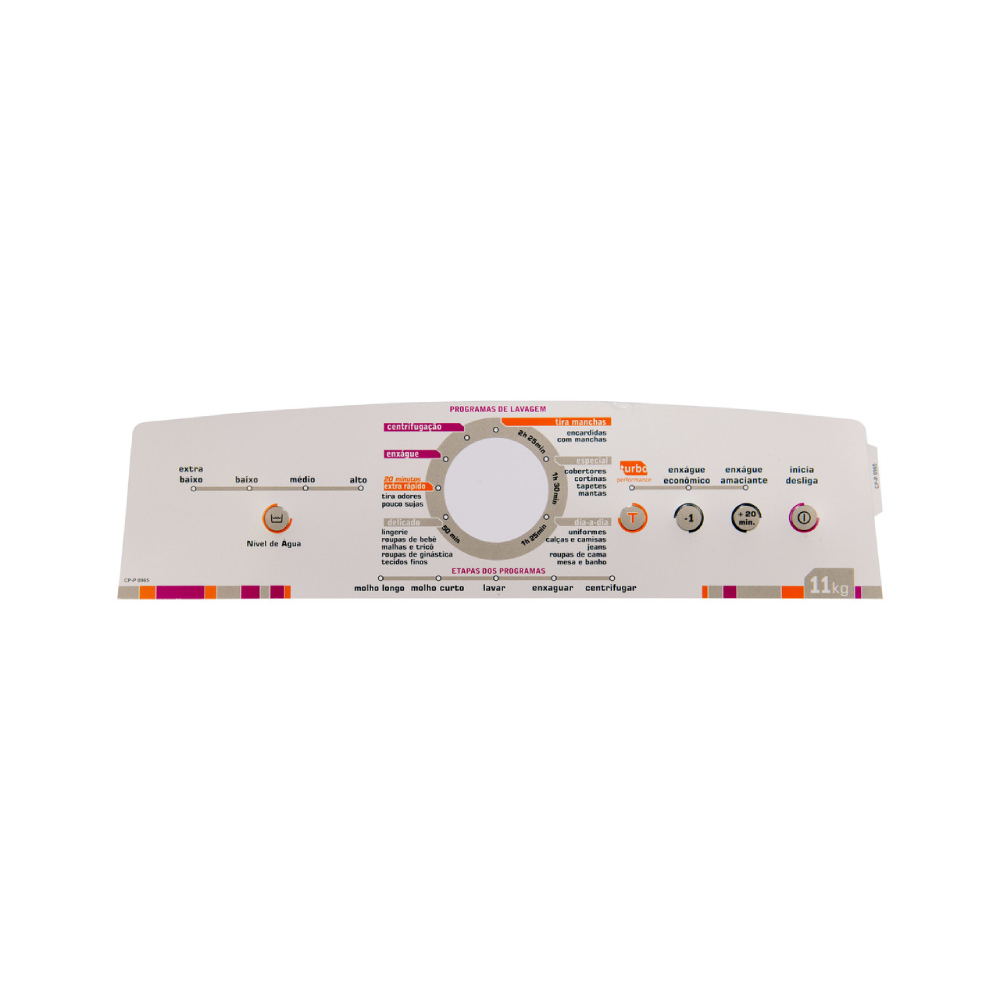 Painel Decorativo Compatível BWL11A 11KG P0965 Painel Decorativo Compatível BWL11A 11KG P0965