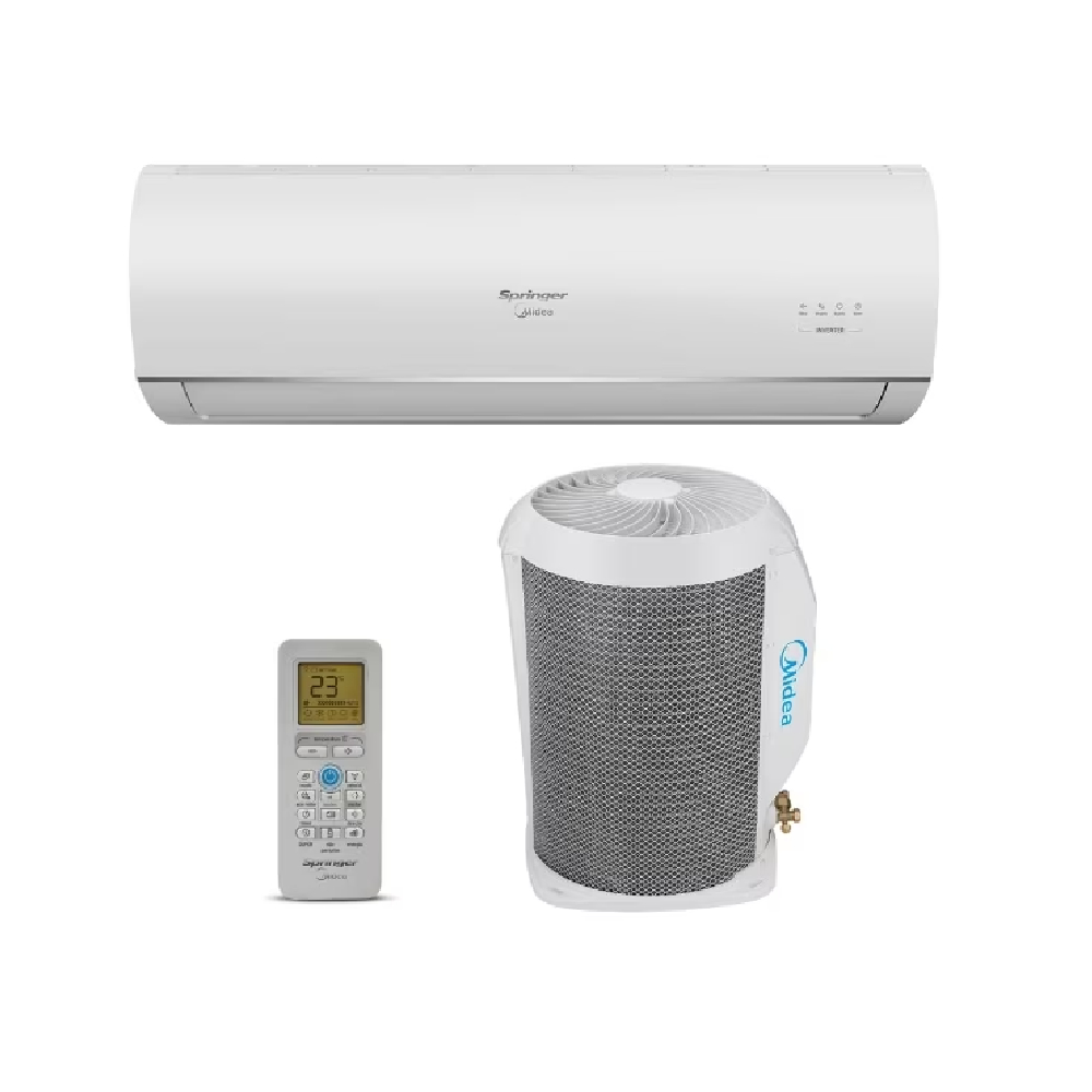 Ar Condicionado Split Inverter 12000 BTUs Springer Midea Quente/Frio 42MAQT12S5 - 220V Ar Condicionado Split Inverter 12000 BTUs Springer Midea Quente/Frio 42MAQT12S5 - 220V