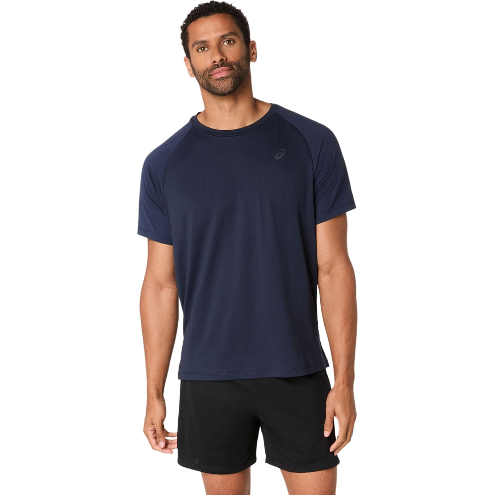 Camiseta ASICS Actibreeze Vented Mesh - Masculino - Azul Camiseta ASICS Actibreeze Vented Mesh - Masculino - Azul