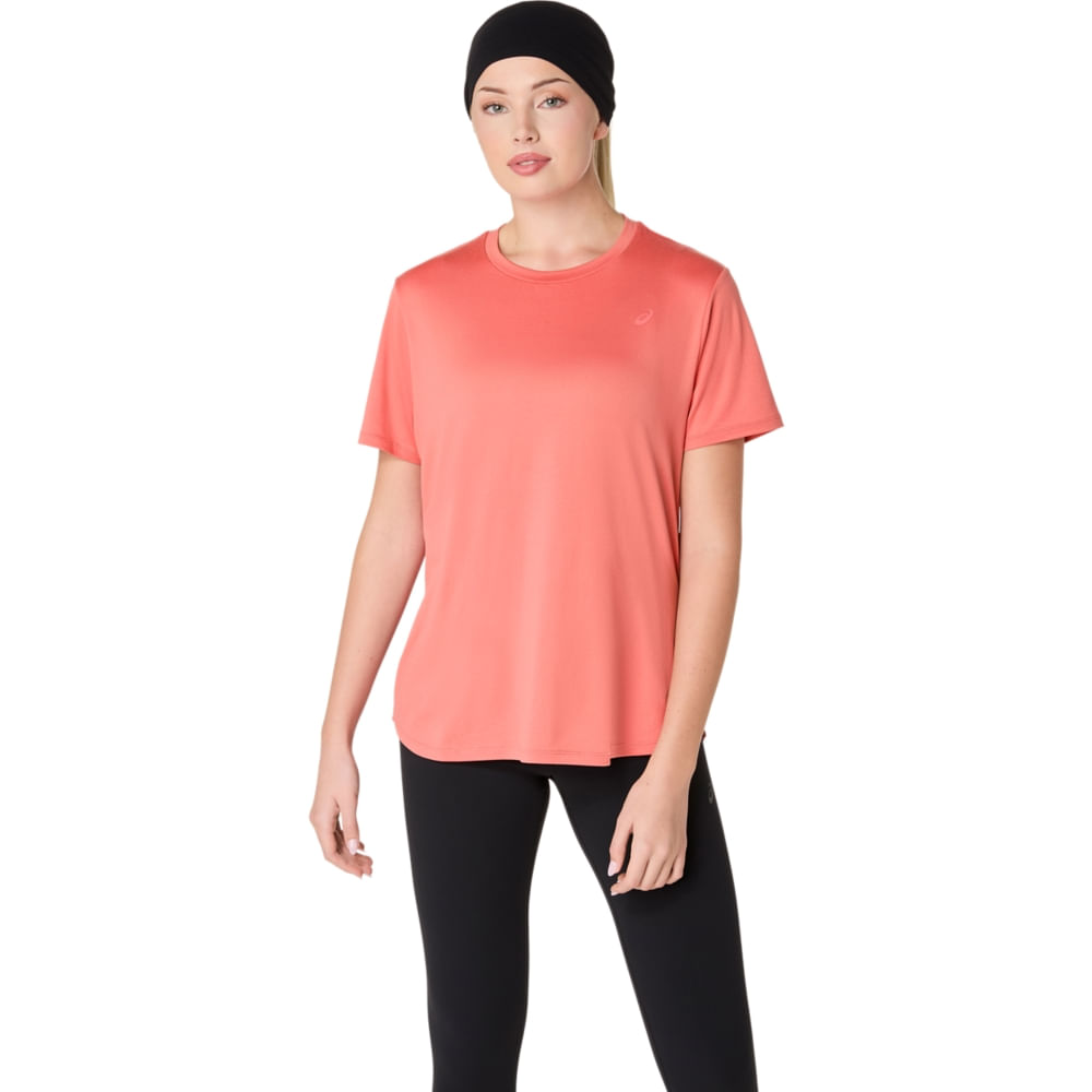 Camiseta ASICS Flex Stretch - Feminino - Rosa Camiseta ASICS Flex Stretch - Feminino - Rosa