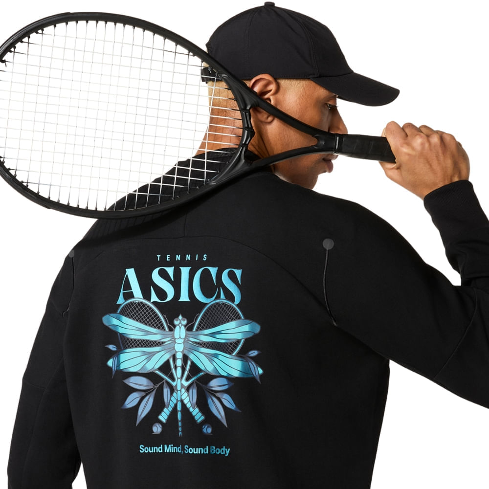 Jaqueta ASICS Match Night Energy - Masculino - Preto Jaqueta ASICS Match Night Energy - Masculino - Preto