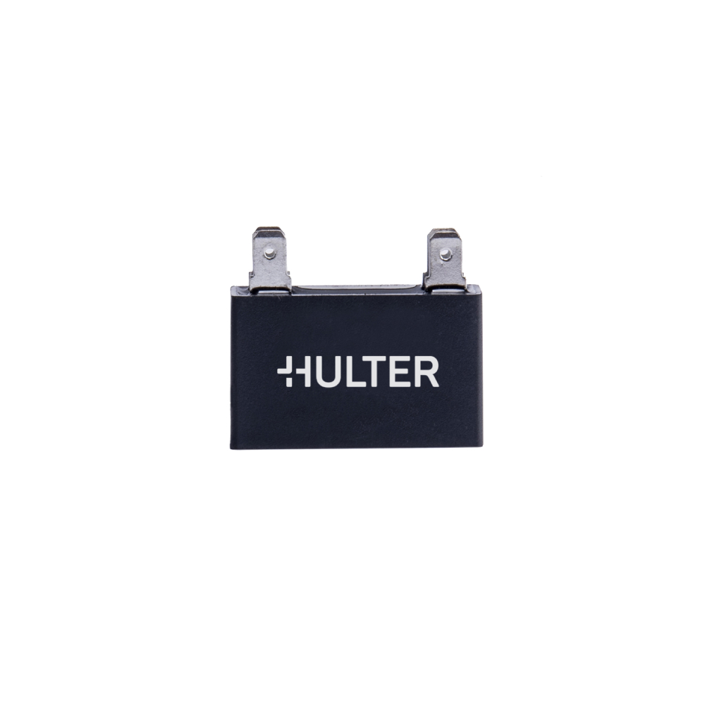 Capacitor Quadrado 02 MFD Terminal de Plástico Hulter - 450V