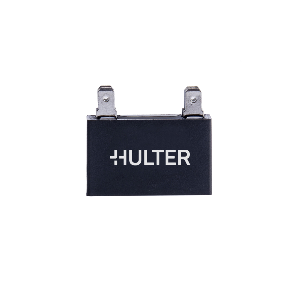 Capacitor Quadrado 01 MDF Terminal de Plástico Hulter - 450V