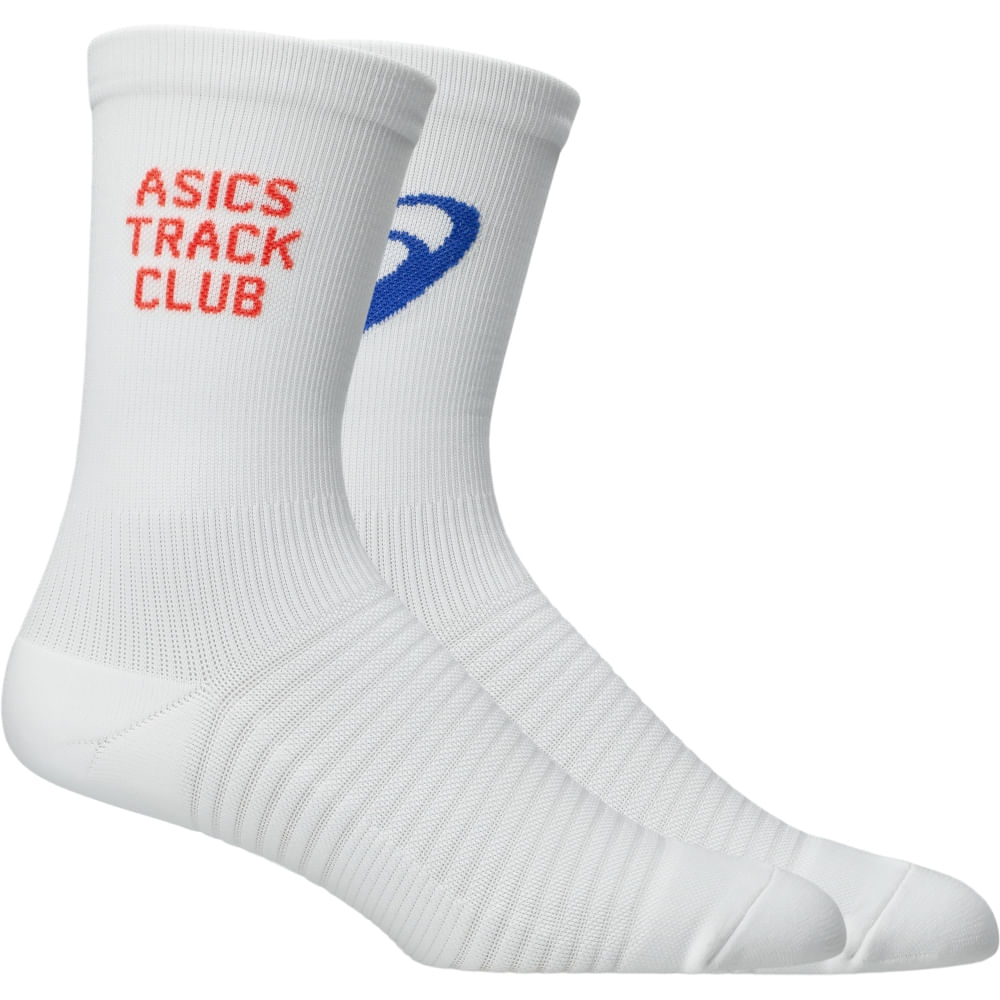 Meia ASICS Performance ATC - Unissex - Branco/Colorido Meia ASICS Performance ATC - Unissex - Branco/Colorido