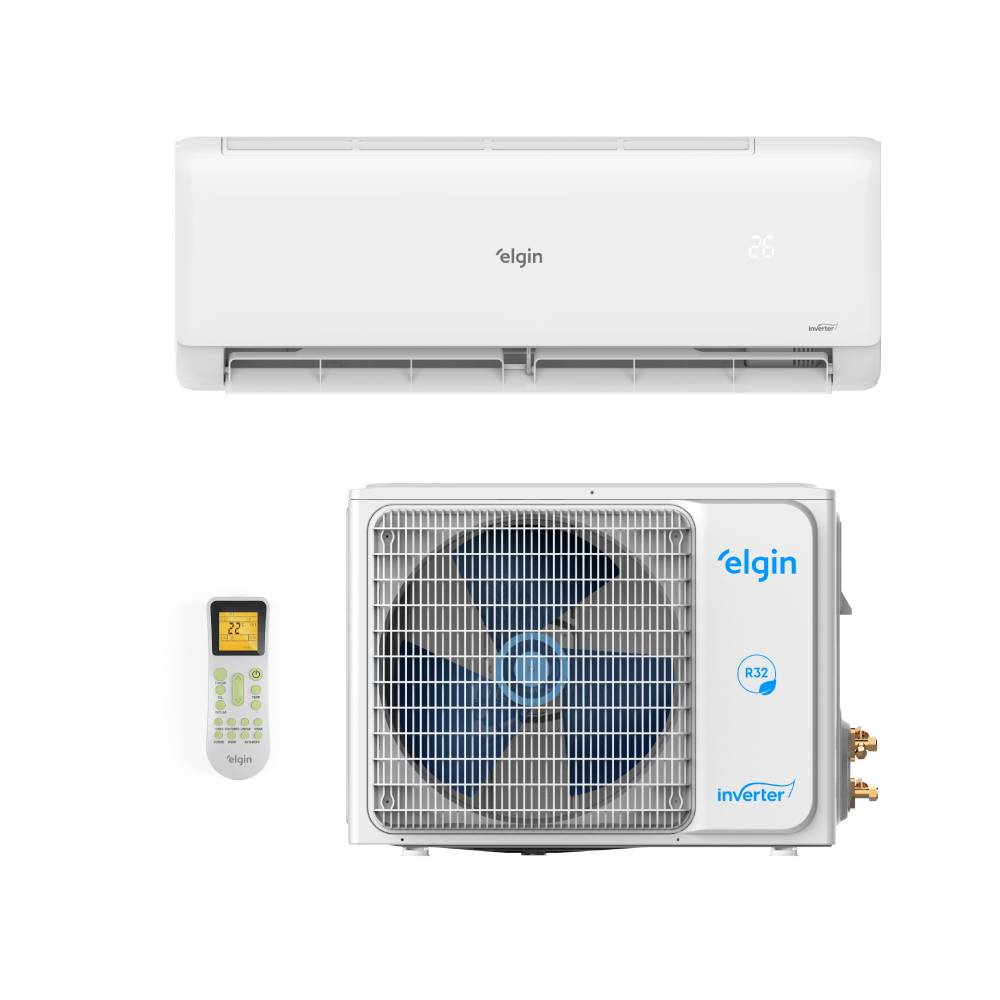 Ar Condicionado Split Inverter 12000 BTUs Elgin Eco II Frio HJFI12C2WB - 220V Ar Condicionado Split Inverter 12000 BTUs Elgin Eco II Frio HJFI12C2WB - 220V