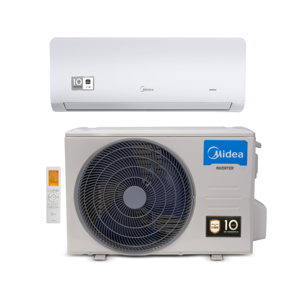 Ar Condicionado Split Inverter 12000 BTUs Midea Xtreme Save Connect Quente/Frio 42AGVQI12M5 - 220V
