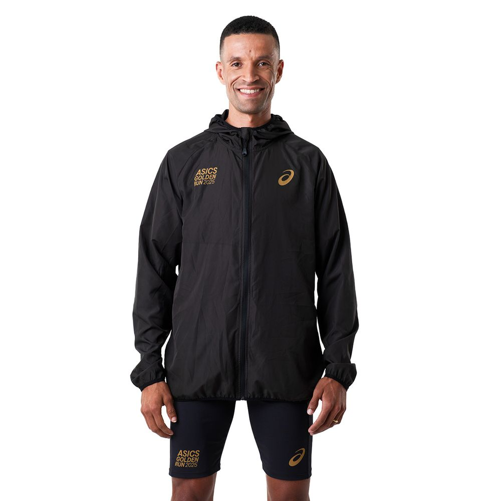 Jaqueta ASICS Golden Run - Masculino - Preto Jaqueta ASICS Golden Run - Masculino - Preto