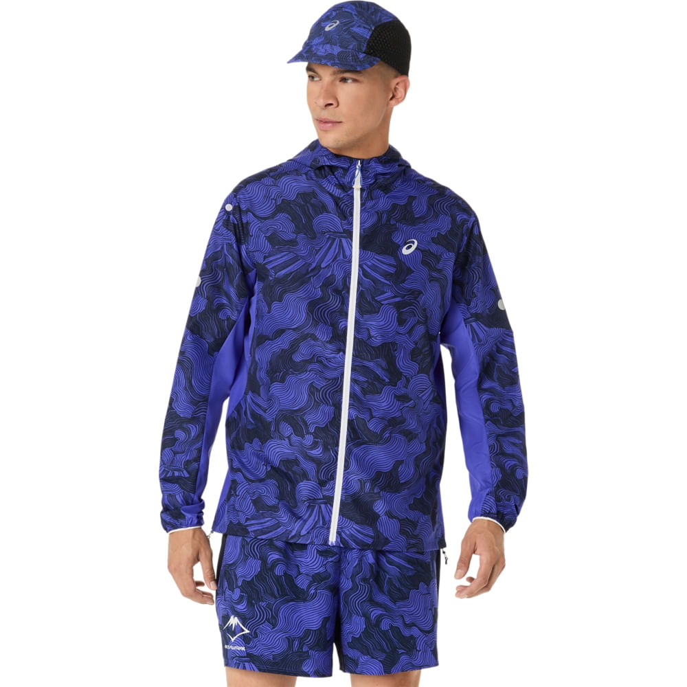 Jaqueta Fujitrail Packable Jacket - Azul/Creme Jaqueta Fujitrail Packable Jacket - Azul/Creme