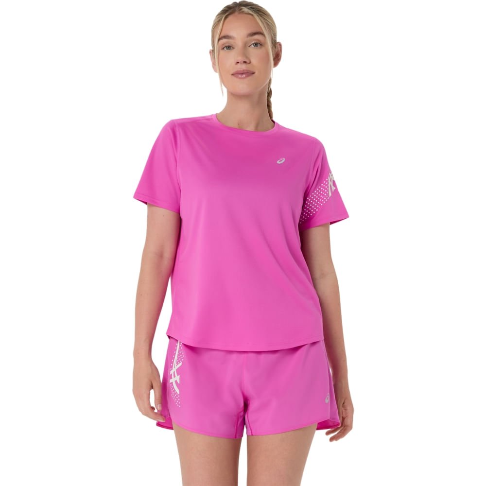 Camiseta Icon Ss Top - Rosa Camiseta Icon Ss Top - Rosa