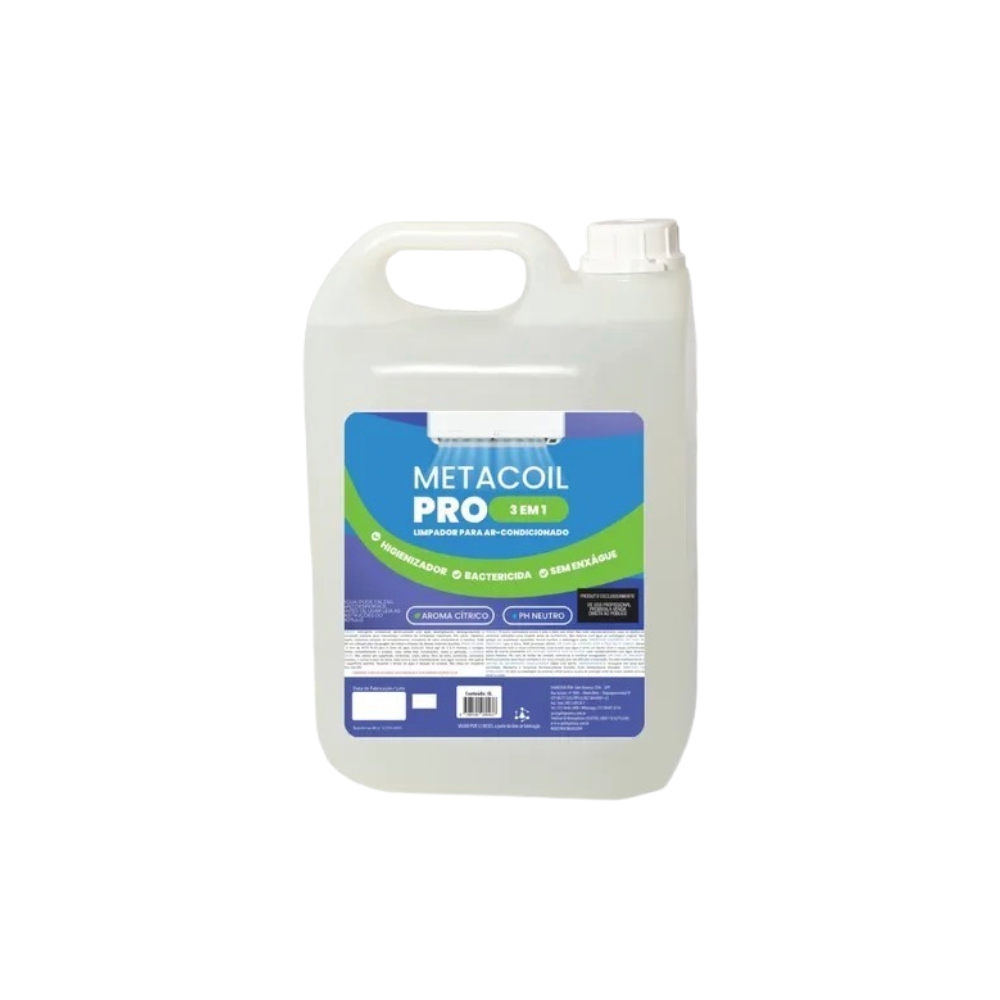 Detergente para Limpeza de Ar Condicionado 3 em 1 Metacoil Pro 1,5 Litros Detergente para Limpeza de Ar Condicionado 3 em 1 Metacoil Pro 1,5 Litros