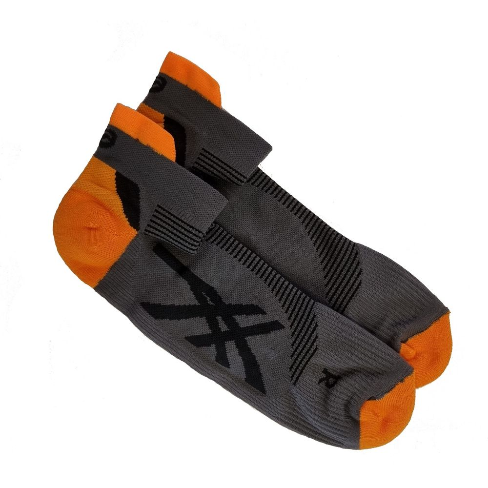 Meia ASICS Tech Single - Unissex - Cinza