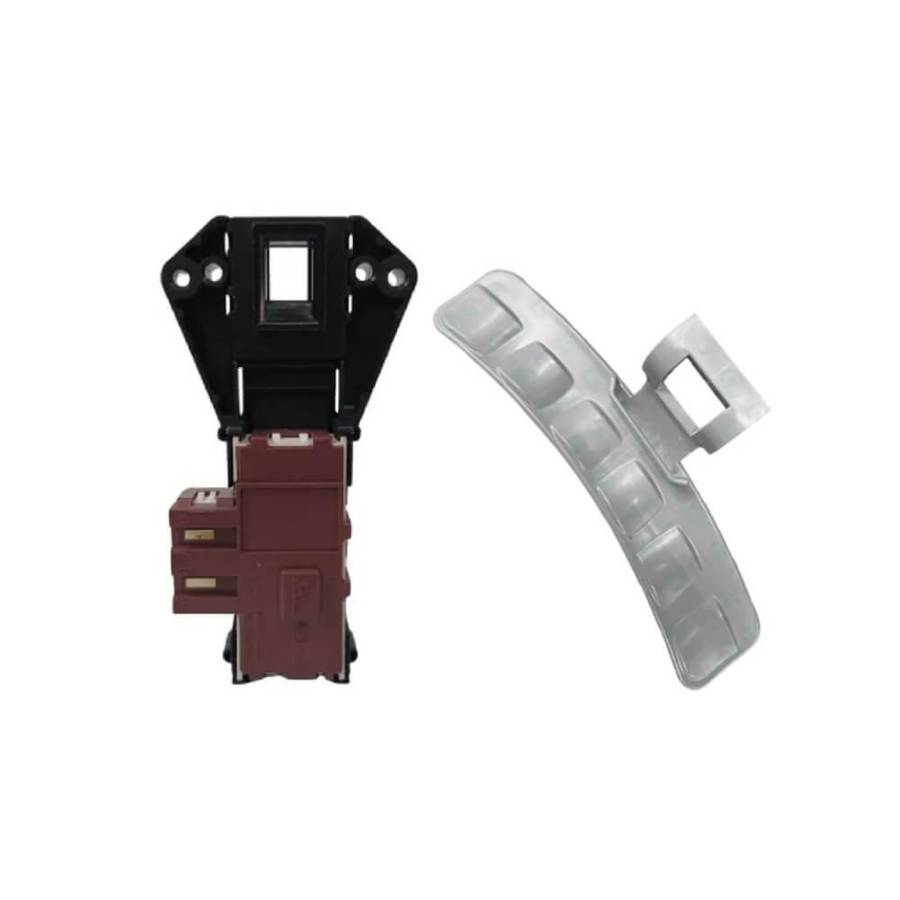 Kit Trava Porta Hulter DC64-01538B + Puxador Porta Hulter DC64-01524A Lava e Seca Samsung - 127V
