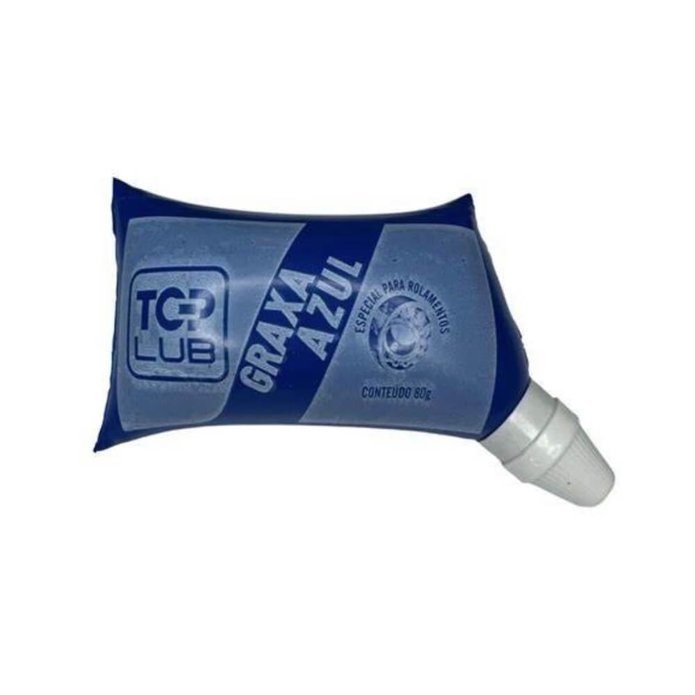 Graxa Azul a Base de Lítio para Rolamentos Sache 80g Graxa Azul a Base de Lítio para Rolamentos Sache 80g