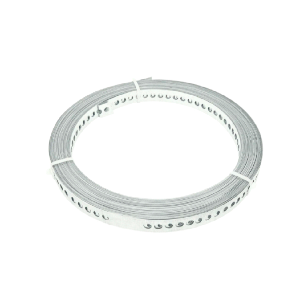 Fita de Aço Perfurada 17mm x 10 Metros Hulter Fita de Aço Perfurada 17mm x 10 Metros Hulter