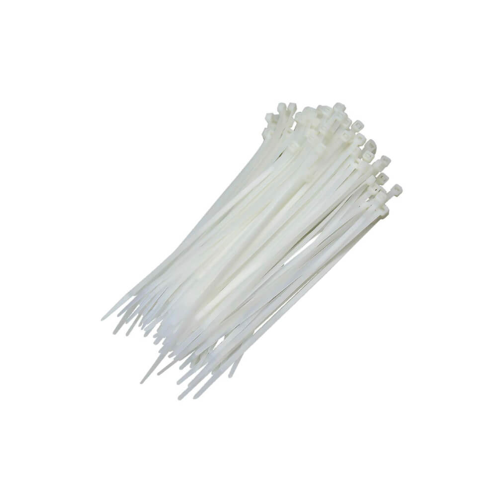 Abraçadeira de Nylon Hulter 400 X 4,8mm com 50 Peças Branca Abraçadeira de Nylon Hulter 400 X 4,8mm com 50 Peças Branca
